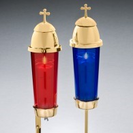 Solar remembrance light for cemetery