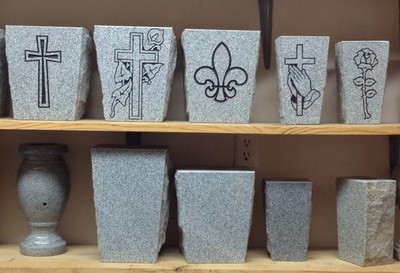 Mausoleum ring vase — alternate finish