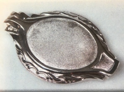 Chrome picture frame